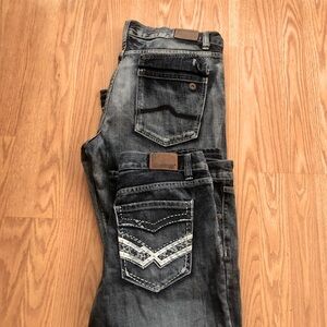 Flypaper Men's Bootcut Jeans - Dark Wash